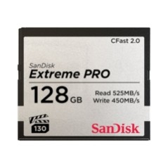 SanDisk Extreme Pro CFast 2.0 Card 128GB 525MB/s - High-Speed Performance for Professionals